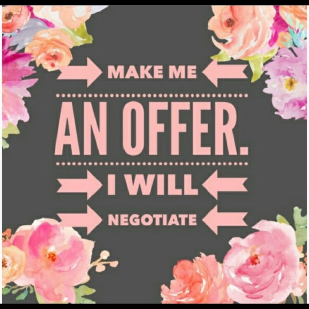 Always up to Negtotiate message me or leave commen